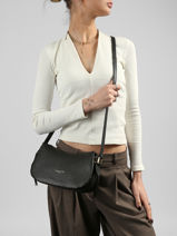 Sac Bandouli�re Dune Cuir Lancaster Noir dune 94-vue-porte