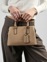 Sac Port� Main Zora Hexagona Beige zora 8620229-vue-porte