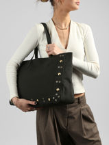 Schoudertas A4 Formaat Eyelet Eyelet Torrow Beige eyelet TEYE01-vue-porte