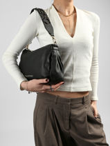 Sac Port� �paule Dea Re Valentino Noir dea re VBS9UM08-vue-porte