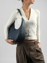 Sac Port� �paule Fall Re Valentino Bleu fall re VBS9EG07-vue-porte