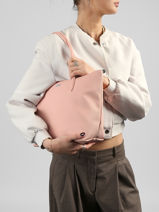 Schoudertas L.12.12 Concept Lacoste Roze l.12.12 concept NF2037PK-vue-porte
