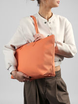 Sac Port� �paule L.12.12 Concept Lacoste Orange l.12.12 concept NF1888PK-vue-porte