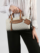 Sac Bandouli�re Jet Set Polyester Michael kors Beige jet set S6GTVC0B-vue-porte