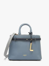 Sac Port� Main Faubourg Cuir Lancel Bleu faubourg A13547