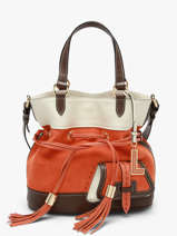 Sac Port� Main Premier Flirt Cuir Lancel Orange premier flirt A13372