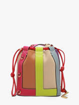 Sac Seau S Elles Colorblock Cuir Lancel Rose elles A14203