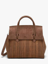 Sac Port� Main Nathan Nathan baume Marron nathan 2TX