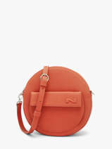 Sac Bandouli�re Dorine Cuir Nathan baume Orange nathan 32PO