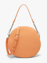 Sac Port� �paule Anna Cuir Nathan baume Orange nathan 9