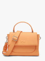 Sac Bandouli�re Charlene Cuir Nathan baume Orange event 9