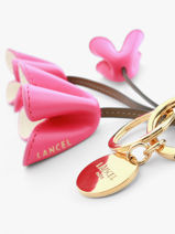 Bijou De Sac Tutti Fleuri Cuir Lancel Rose charms A14117-vue-porte