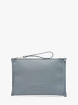 Pochette Zipp�e Jour Cuir Lancel Bleu jour A13174