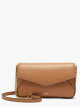 Cross Body Tas Enveloppe Leder Lancel Bruin enveloppe A14024