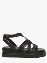 Sandales En Cuir Tamaris Noir women 46