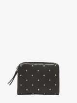 Portefeuille Leder Biba Zwart wallet KAT2L