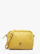 Sac Bandouli�re Heritage Cuir Biba Jaune heritage BT32