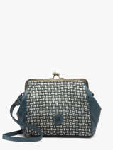 Sac Bandouli�re Heritage Cuir Biba Bleu heritage KAB21L