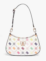 Sac Port� �paule Emelie Logo Polyester Guess Blanc emelie logo GM992818