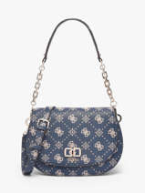 Cross Body Tas Emelie Logo Guess Blauw emelie logo GP992820