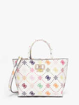 Sac Port� Main Emelie Logo Polyester Guess Blanc emelie logo GM992875