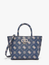 Sac Port� Main Emelie Logo Polyester Guess Bleu emelie logo GP992875
