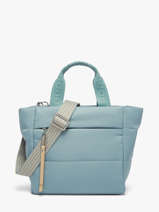 Sac Port� Main Et Bandouli�re Cumulus Nylon Recycl� Aube Bleu cumulus 101CS04