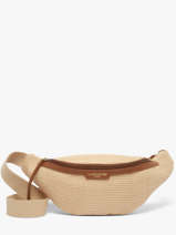 Sac Banane Lancaster Marron mini osier italie 76