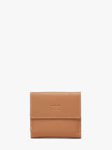 Porte-monnaie Caviar Cuir Crinkles Marron caviar 14068