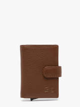 Portefeuille Caviar Cuir Crinkles Marron caviar 14600