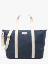 Sac Port� �paule A4 Amour Toile Coton Miniprix Bleu amour toile 8087