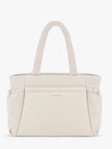 Sac Port� �paule A4 Bags Polyester Recycl� Kapten and son Beige bags M