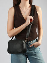 Sac Bandouli�re New Grain Miniprix Noir new grain 1464-vue-porte