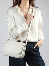 Cross Body Tas M Victoire Leder Lancel Wit victoire A13992-vue-porte