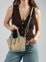 Sac Port� Main Capri Milano Vert capri CP25114-vue-porte