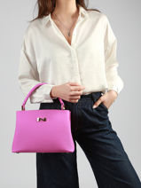 Sac � Main Magnolia Cuir Nathan baume Rose eden 3-vue-porte