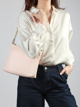 Cross Body Tas Grenada Leder Nathan baume Roze nathan 56-vue-porte