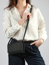 Sac Bandouli�re Thelma Cuir Nathan baume Noir n city 12-vue-porte