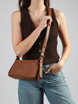 Cross Body Tas Tresse Miniprix Bruin tresse 19754-vue-porte