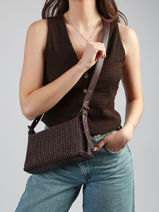 Cross Body Tas Tresse Miniprix Bruin tresse 19754-vue-porte
