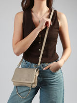 Cross Body Tas Perle Miniprix Beige perle 2501-vue-porte