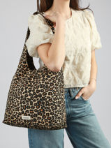 Le Hobo Bag Richelieu Forever Wild Coton Recycl� Rivedroite Marron forever wild RICHEFOR-vue-porte