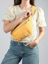Belt Bag Custine Gerecycleerd Katoen Rivedroite Geel timeless CUSTITIM-vue-porte
