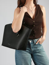 Sac � Main/shopping Est�e Avec Bijou De Sac Laurent david Noir ld bags 73-vue-porte