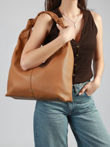 Sac Port� �paule Est�e Laurent david Marron ld bags 81-vue-porte