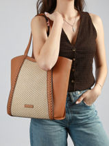 Sac Port� �paule Rosalie Laurent david Marron ld bags 67-vue-porte