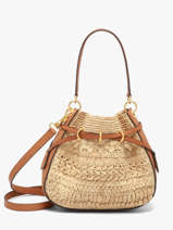 Sac Bandouli�re Raphia Gerard darel Beige raphia E454