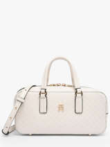 Sac Port� Main Th Daily Polyester Tommy hilfiger Blanc th daily AW18415