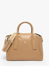 Sac Port� Main Th Essential Polyester Tommy hilfiger Marron th essential AW18532