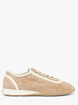 Sneakers En Cuir Mam'zelle Beige women CSGLO37